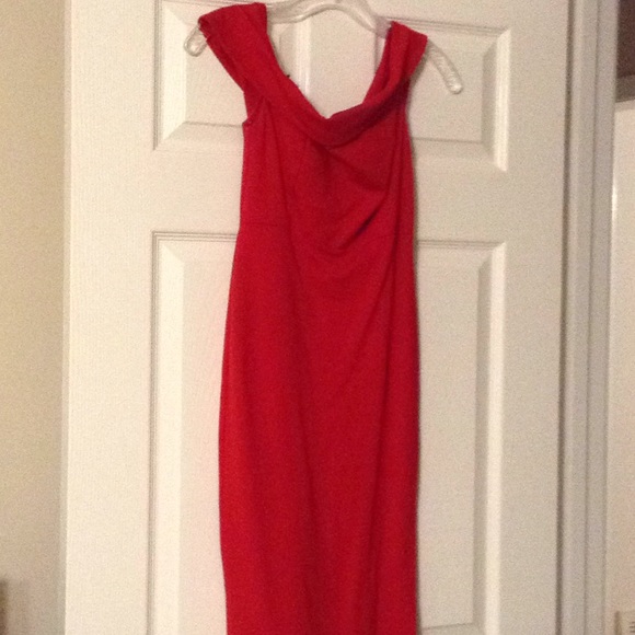 Red Karlie fitted dress - Picture 1 of 2
